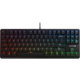 CHERRY G80 3000N RGB TKL Wired Mechanical Keyboard, Compact,Black, MX SILENT RED Keyswitch, for Office/Gaming