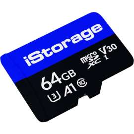 iStorage 64 GB microSDXC, 100 MB/s Read, 95 MB/s Write