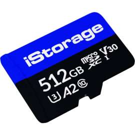 iStorage 512 GB microSDXC, 100 MB/s Read, 95 MB/s Write