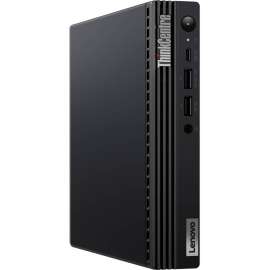 Lenovo ThinkCentre M70q Gen 3 11T30011US Desktop Computer - Intel Core i7 12th Gen i7-12700T Dodeca-core (12 Core) - 16 GB RAM DDR4 SDRAM - 256 GB NVMe M.2 PCI Express PCI Express NVMe 4.0 SSD - Tiny - Black - Intel Q670 Chipset Chip - Windows 11 Pr