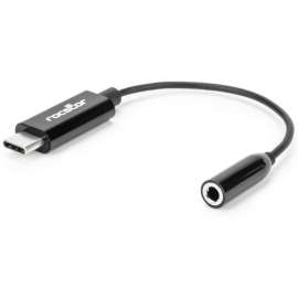 Rocstor USB C to 3.5mm Audio Adapter, Premium USB-C to 3.5mm Audio Adapter, USB Type C to AUX Female Wired Headphone Jack w/32-bit DAC Active Digital Sound Card for Headset, Compatible with Windows. macOS, Chrome, USB-C, Thunderbolt 3, iPad (with USB-C), 