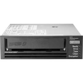 HPE StoreEver LTO-9 Ultrium 45000 Internal Tape Drive - LTO-9 - 18 TB (Native)/45 TB (Compressed) - 12Gb/s SAS - 5.25" Width - 1/2H Height - Internal - 300 MB/s Native - 750 MB/s Compressed - Linear Serpentine - Encryption - 3 Year Warranty