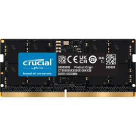 Micron Crucial 16GB DDR5 SDRAM Memory Module, For Notebook, 16 GB (1 x 16GB), DDR5-4800/PC5-38400 DDR5 SDRAM, 4800 MHz Dual-rank Memory