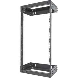 StarTech.com 21U 19" Wall Mount Network Rack, Adjustable Depth 12-20" Open Frame for Server Room /AV/Data/Computer Equipment w/Cage Nuts, Adjustable 2 Post 21U 19in wall mount network rack 12-20in mounting depth, EIA/ECA-310 compatible, Open frame design 