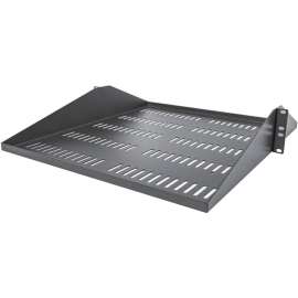 StarTech.com 2U Vented Server Rack Cabinet Shelf, Fixed 20" Deep Cantilever Rackmount Tray for 19" Data/AV/Network Enclosure w/Cage Nuts, 2U 19in vented server rack cabinet shelf/rackmount cantilever tray 20in deep, Universal fit in existing EIA/ECA-310 d