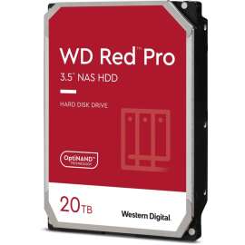 WD Red Pro WD201KFGX 20 TB Hard Drive - 3.5" Internal - SATA (SATA/600) - Conventional Magnetic Recording (CMR) Method - Server, Storage System Device Supported - 7200rpm - 300 TB TBW - 5 Year Warranty