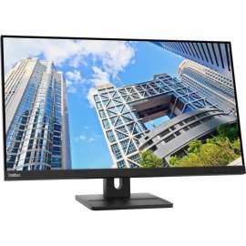 Lenovo ThinkVision E28u-20 28" 4K UHD WLED LCD Monitor, 16:9, Raven Black, 28" Class, In-plane Switching (IPS) Technology