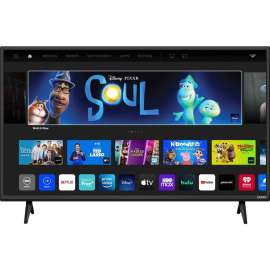 VIZIO D D43F-J04 42.5" Smart LED-LCD TV, HDTV, Full Array LED Backlight, Google Assistant, Apple HomeKit, Alexa Supported, Netflix, TED, YouTube, Apple TV, iHeartRadio, Amazon Prime, Disney+, Hulu, Paramount+, Peacock, Crackle, ...