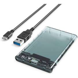 4XEM Drive Enclosure SATA/600, USB 3.0 Micro-B Host Interface, UASP Support External, Copper, 1 x HDD Supported