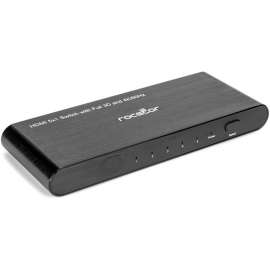 Rocstor 5 Port HDMI (2.0) Splitter 4K/60Hz Supports HDR & (EDID) - Rocstor Premium 5 Port HDMI Splitter - 4K 60Hz - 5x1 Way HDMI 2.0 Splitter HDR - Supports to switch 5 HDMI sources to 1 HDMI Display/TV/Projector - HDMI 2.0 splitter supports UHD 4K