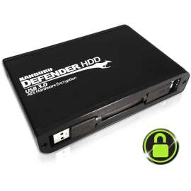 Kanguru Solutions Defender HDD 35 AES 256-Bit Hardware Encrypted External Hard Drive, Confidently store sensitive data on this military grade, hardware encrypted hard drive