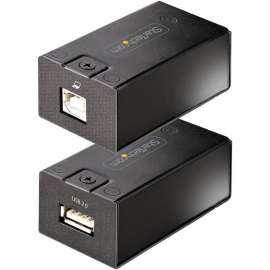StarTech.com 150m (492ft) USB 2.0 Extender over Cat5e/Cat6 Ethernet Cable, Externally Powered USB Extender/Adapter via RJ45/Network Cable, USB 2.0 adapter extender, 1x USB device 492ft over CAT5e/CAT6 Ethernet cable (RJ45) 480Mbps, Metal shell, 2ft USB ho