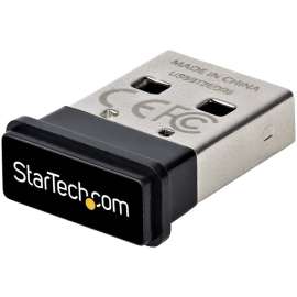 StarTech.com USB Bluetooth 5.0 Adapter, USB Bluetooth Dongle Receiver for PC/Laptop, Range 33ft/10m, Add functionality/replace a broken built-in Bluetooth radio using this USB Bluetooth Dongle, Use this USB Bluetooth adapter for data transfer/audio stream