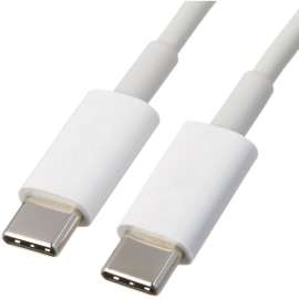 4XEM USB-C to C 40 Gigabit 200CM/2M Cable White, 6.56 ft USB-C Data Transfer Cable, First End: 1 x USB4 Type C, Male, Second End: 1 x USB4 Type C