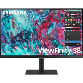 Samsung ViewFinity S27B800TGN 27" 4K UHD LCD Monitor, 16:9, Black, 27" Class, In-plane Switching (IPS) Technology
