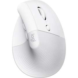 Logitech Lift for Mac Wireless Vertical Ergonomic Mouse, Optical, Bluetooth, Off White, 4000 dpi