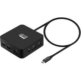Adesso 11 in USB-C Multiport Docking Station(TAA Compliant), for TV/Monitor/Projector/Notebook, Memory Card Reader, SD, microSD (TransFlash), USB Type C