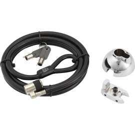 Kensington SafeDome Cable Lock for iMac 24" - Silver - Carbon Steel - For iMac, Keyboard, Mouse