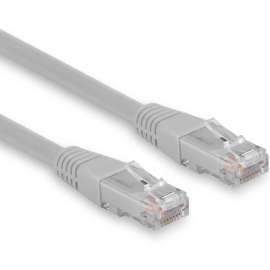 Rocstor Cat.6 Network Cable, Rocstor Premium 10ft (3m) CAT6 Ethernet Cable, 100% Copper UL Rated, Gray, Molded