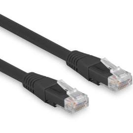 Rocstor Cat.6 Network Cable, Rocstor Premium 10ft (3m) CAT6 Ethernet Cable, 100% Copper UL Rated, Black, Molded