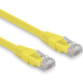 Rocstor Cat.6 Network Cable, Rocstor Premium 10 ft (3m) CAT6 Ethernet Cable, 100% Copper UL Rated, Yellow, Molded