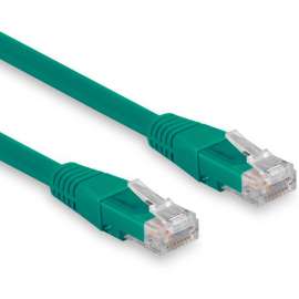 Rocstor Cat.6 Network Cable, Rocstor Premium 10ft (3m) CAT6 Ethernet Cable, 100% Copper UL Rated, Green, Molded