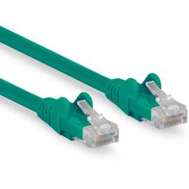 Rocstor Cat.6 Network Cable, Rocstor Premium 10ft (3m) CAT6 Ethernet Cable, 100% Copper UL Rated, Green, Snagless