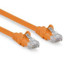 Rocstor Cat.6 Network Cable, Rocstor Premium 10ft (3m) CAT6 Ethernet Cable, 100% Copper UL Rated, Orange, Snagless