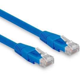 Rocstor Cat.6 UTP Patch Network Cable, Rocstor Premium 15ft (4.6m) CAT6 Ethernet Cable, 100% Copper UL Rated, Blue, Molded