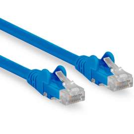 Rocstor Cat.6 Network Cable, Rocstor Premium 15ft (4.6m) CAT6 Ethernet Cable, 100% Copper UL Rated, Blue, Snagless