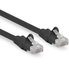Rocstor Cat.6 Network Cable, Rocstor Premium 15ft (4.6m) CAT6 Ethernet Cable, 100% Copper UL Rated, Black, Snagless