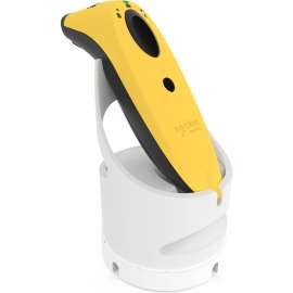 Socket Mobile SocketScan S720, Linear Barcode Plus QR Code Reader, Yellow & White Dock - Wireless Connectivity - 14.96" Scan Distance - 1D, 2D - LED - Linear - Bluetooth - Yellow - Ticketing, Asset Tracking, Transportation, Delivery, Loyalty Program