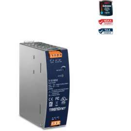 TRENDnet 150W, 52V DC, 2.89A AC to DC DIN-Rail Power Supply, TI-S15052, Industrial Power Supply with Built-In Power Factor Controller Function, Silver - DIN Rail - 52 V DC @ 2.89 A Output - 150 W - 1 Fan(s) - 93% Efficiency