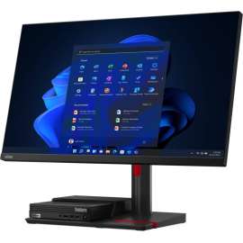 Lenovo ThinkCentre TIO Flex 22i 21.5" Webcam Full HD LCD Monitor - 16:9 - Black - 22" Class - In-plane Switching (IPS) Technology - 1920 x 1080 - 16.7 Million Colors - 250 Nit - 4 ms - 60 Hz Refresh Rate - HDMI - VGA - DisplayPort - USB Hub