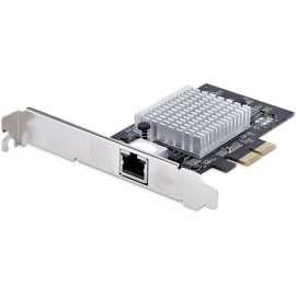 StarTech.com 1-Port 10Gbps PCIe Network Adapter Card, Network Card for PC/Server, PCIe Ethernet Card w/Jumbo Frame, NIC/LAN Interface Card, This 10G capable PCIe network adapter card leverages existing Cat5e/6/6a cabling, Six Speeds NIC 10G/5G/2.5G/1G/100