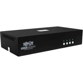 Tripp Lite Secure KVM Switch, 4-Port, Dual Head, HDMI to HDMI, 4K, NIAP PP4.0, Audio, TAA - 4 Computer(s) - 1 Local User(s) - 3840 x 2160 - 50 Hz, 60 Hz - 6 x USB - 10 x HDMI - TAA Compliant