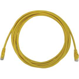 Tripp Lite Cat6a 10G Snagless Molded UTP Ethernet Cable (RJ45 M/M), PoE, Yellow, 20 ft. (6.1 m) - 20 ft Category 6a Network Cable for Network Device, Switch, Patch Panel, Server, Router, Hub, Printer, Computer, Photocopier, Modem, Security Device, .