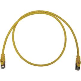 Tripp Lite Cat6a 10G Snagless Shielded Slim STP Ethernet Cable (RJ45 M/M), PoE, Yellow, 3 ft. (0.9 m), 3 ft Category 6a Network Cable for Network Device, Server, Switch, Router, Hub, Printer, Computer, Photocopier, Modem, PoE Device, Patch Panel, ..., Fir