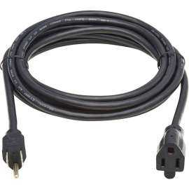 Tripp Lite Power Extension Cord NEMA 5-15P to NEMA 5-15R 13A 120V 16 AWG 10 ft. (3 m) Black, For Computer, Monitor, HDTV, Printer, Server, UPS, PDU, 125 V AC13 A, Black, 10 ft Cord Length