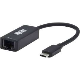Tripp Lite USB-C to RJ45 Gigabit Ethernet Network Adapter (M/F) - USB 3.2 Gen 1, 2.5 Gbps Ethernet - Gigabit Ethernet Adapter USB 3.2 (Gen 1) Type C - 320 MB/s Data Transfer Rate - 1 Port(s) - 1 - Twisted Pair - 10/100/1000Base-T - Portable