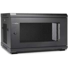 Rocstor SolidRack Wall Mount Rack Enclosure, Rocstor SolidRack 6U Wall Mount R106SH4 Rack Vented Enclosure, Front & Side Door Locks, 200 lb Maximum Weight Capacity, Assembled