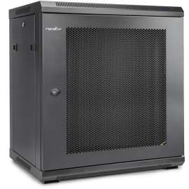 Rocstor SolidRack Wall Mount Rack Enclosure, Rocstor SolidRack 12U Wall Mount R112SH4 Rack Vented Enclosure, Front & Side Door Locks, 200 lb Maximum Weight Capacity, Assembled