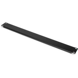 Rocstor Blank Panel 10 Pack Heavy Duty Cold Rolled, Cold Rolled Steel, Black, 1U Rack Height, 10 Pack