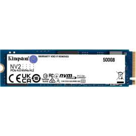 Kingston 500 GB Solid State Drive, M.2 2280 Internal, PCI Express NVMe (PCI Express NVMe 4.0 x4), Desktop PC, Notebook, Motherboard Device Supported, 160 TB TBW