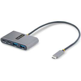 4-Port USB-C Hub with 100W Power Delivery Pass-Through, 2x USB-A + 2x USB-C, 5Gbps, 1ft/30cm Long Cable, Portable USB 3.0 Hub - Portable USB-C Expansion Hub - 2x USB-A, 2x USB-C - USB 3.2 Gen 1 5Gbps - Bus-powered or 100W PD pass-throug