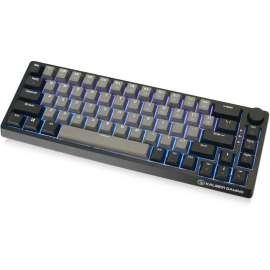 IOGEAR MECHLITE NANO USB/Wireless Keyboard - Wired/Wireless Connectivity - Bluetooth - USB Type C Interface - RGB LED Windows Lock Key, Volume Control Hot Key(s) - PC - Mechanical Keyswitch