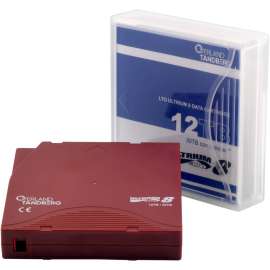 Overland-Tandberg LTO-8 Data Cartridge - LTO-8 - Barcode Labeled - 6656 Tracks - 12 TB (Native) / 30 TB (Compressed) - 3149.61 ft Tape Length - 5 Pack