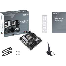 Asus Prime B650M-A AX Desktop Motherboard, AMD B650 Chipset, Socket AM5, Micro ATX, Ryzen Processor Supported