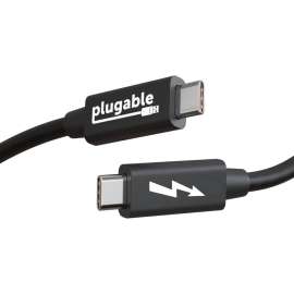 Plugable Thunderbolt 4 Data Transfer Cable, 6.56 ft Thunderbolt 4 Data Transfer Cable for PC, Computer, External Hard Drive, 40 Gbit/s