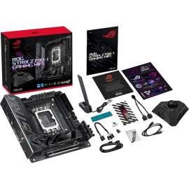 Asus ROG Strix STRIX Z790-I GAMING WIFI Gaming Desktop Motherboard, Intel Z790 Chipset, Socket LGA-1700, Mini ITX, Core, Pentium Gold, Celeron Processor Supported